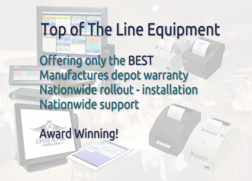 Resturant POS System Equipment